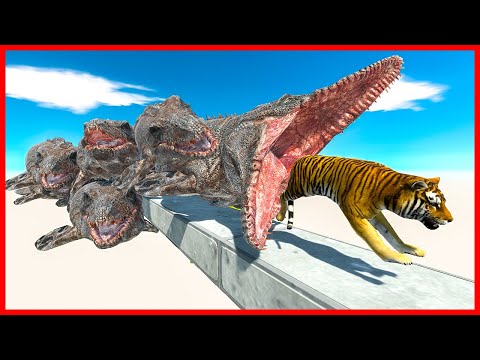 WHO can RUNAWAY FROM MOSASAURUS | ARBS - Animal Revolt Battle Simulator