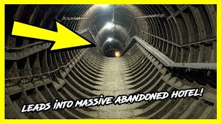 SECRET TUNNELS FOUND UNDER ABANDONED HOTEL!