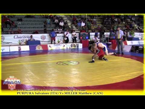 Semifinale FS 84 Kg PURPURA Salvatore ITA Vs MILLER Matthew CAN