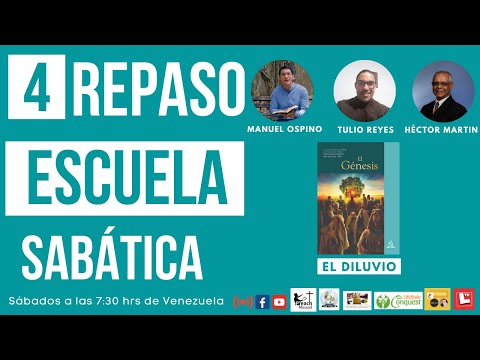 Comentario Lección 4 En Vivo | El Diluvio  | Manuel Ospino, Tulio Reyes y Héctor Martin