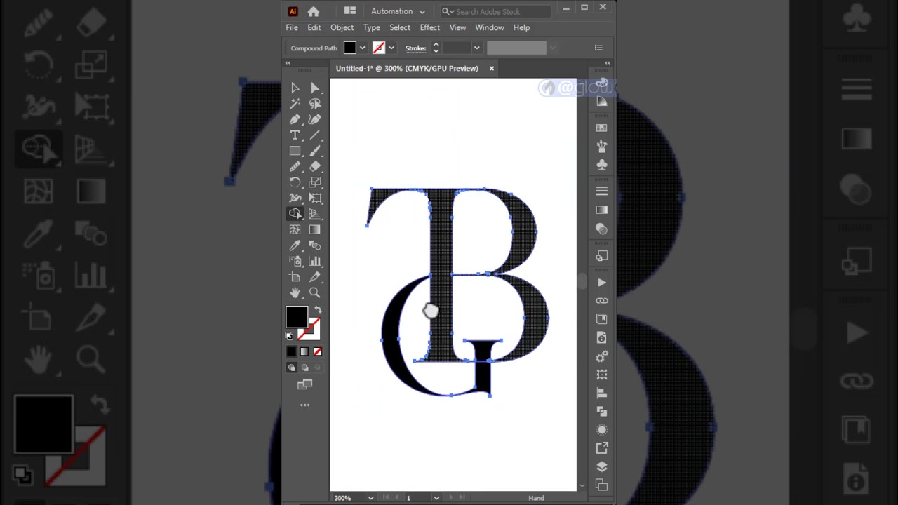 Creating a Stunning TBG Font Logo Design: Step-by-Step Tutorial. #logodesign #letter