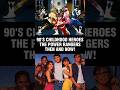 90s POWER RANGER THEN AND NOW Mightymorphin Tvshow Powerrangers Movie Nostalgia