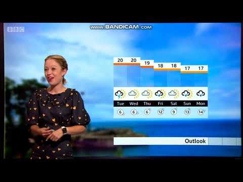 Bee Tucker weather host on BBC Spotlight