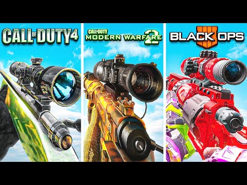 Using the BEST SNIPER in EVERY Call of Duty!
