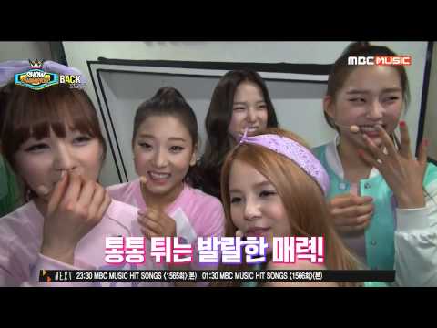 150411 CLC Cut @Show Champion Back Stage