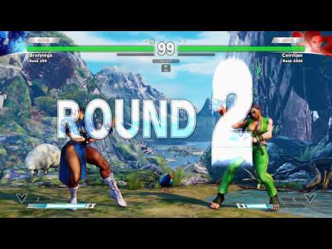 SFV~ Chun-li (BrolyLegz) vs  Laura (Ceirnian) HD