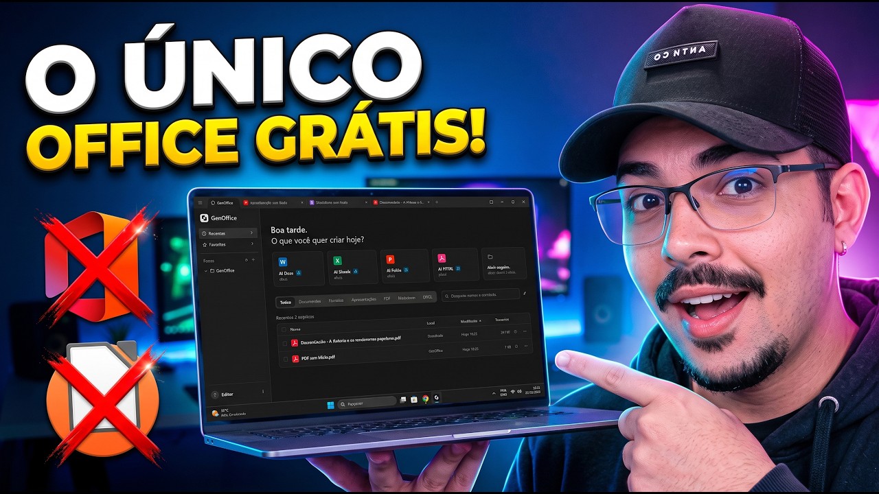 Descobri o Melhor Office Gratuito de 2026 (Word, Excel e PDF)