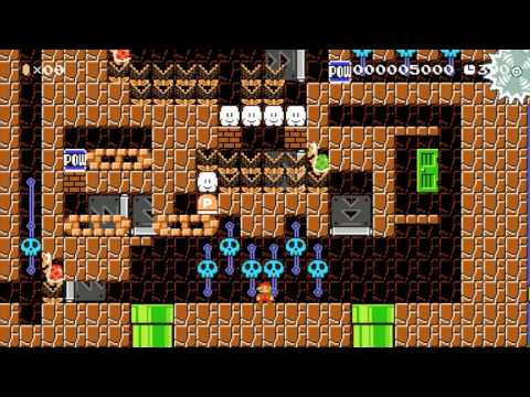 [Super Mario Maker] To the Clouds