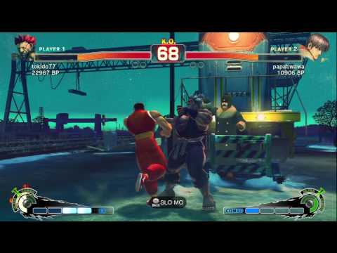 Tokido [Akuma] vs Papatiwawa [Guy] SSF4 Japanese Online Ranked Matches - TRUE HIGH-DEF