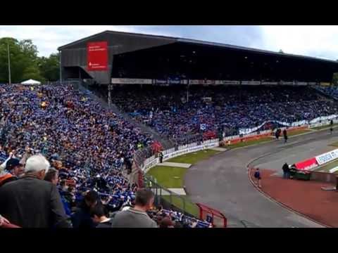 KSC-Hansa Rostock 11.Mai 2013 Aufstieg Badnerlied