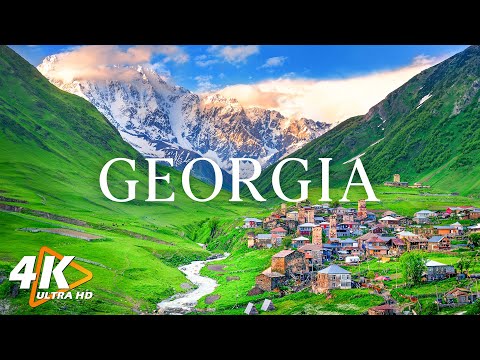 FLYING OVER GEORGIA  4K - Relaxation Film - Peaceful Relaxing Music - Nature 4k Video Ultra HD
