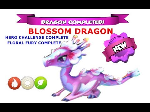 BLOSSOM DRAGON-Dragon Mania legends | FLORAL FURY Event | HERO CHALLENGE | DML | HD