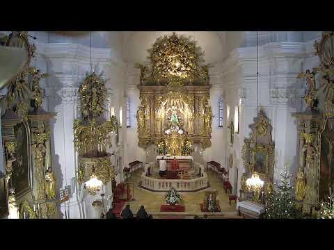 Rosenkranz und Heilige Messe,  Rektor P. Dr. Anton Lässer CP