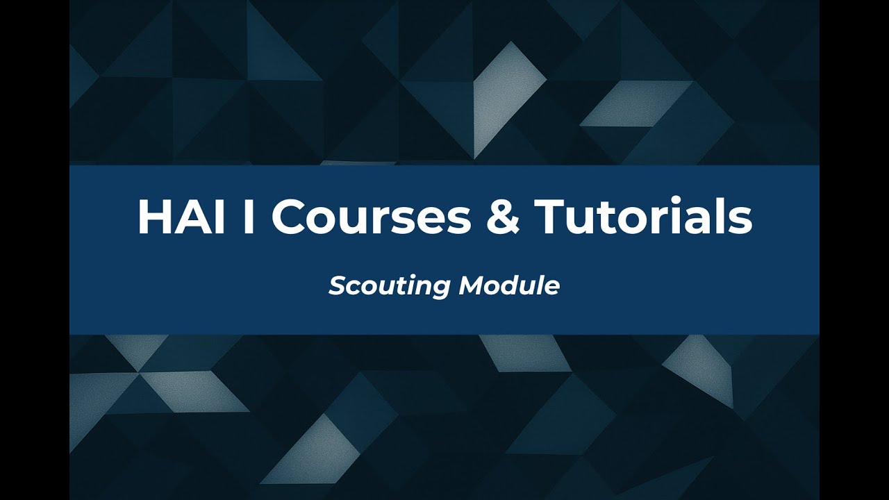 Handball.ai I Courses & Tutorials - Scouting Module