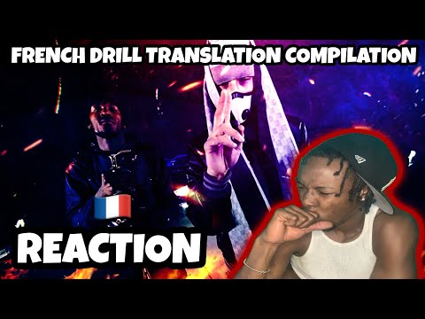 AMERICAN REACTS TO FRENCH DRILL RAP TRANSLATION 1Pliké140, Kalash Criminel, Ashe 22, Freeze Corleone