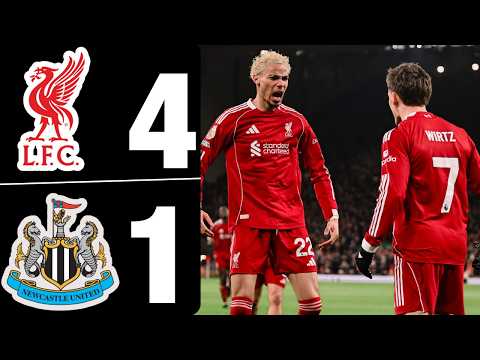 Liverpool vs Newcastle | Full Match Highlights & All Goals | Premier League