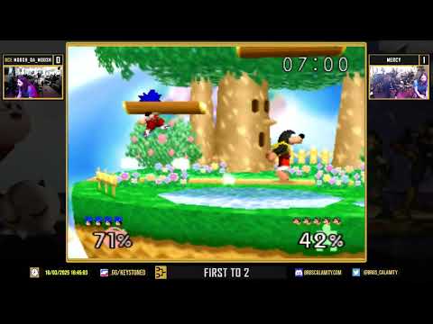 Keystoned VIII   #SSB64   Remix Winners Quarters   Moosh Da Moosh vs  Mercy