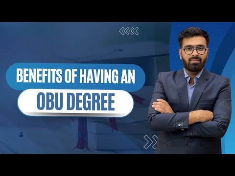 Benefits of OBU Degree By SIR SAB