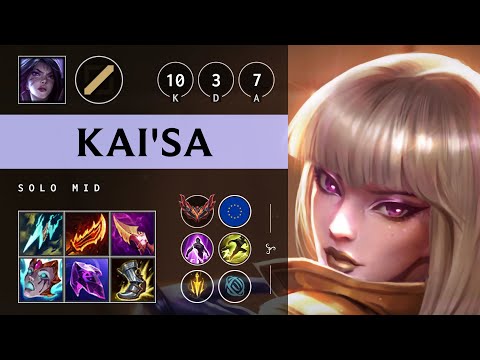 Kai'Sa Mid vs Viktor - EUW Grandmaster Patch 25.07
