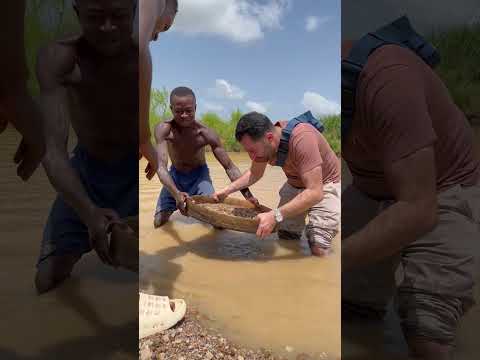 MINING DIAMONDS IN SIERRA LEONE!!! #shorts