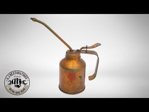 Vintage Oil Can Restoration.