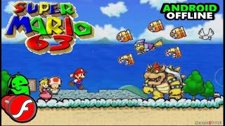 Super Mario 63 [Offline] Android Gameplay │Flash Games Emulator for Android in 2024