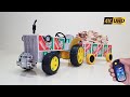 How To Make Tractor Trolley At Home Diy Matchbox Tractor Science Project