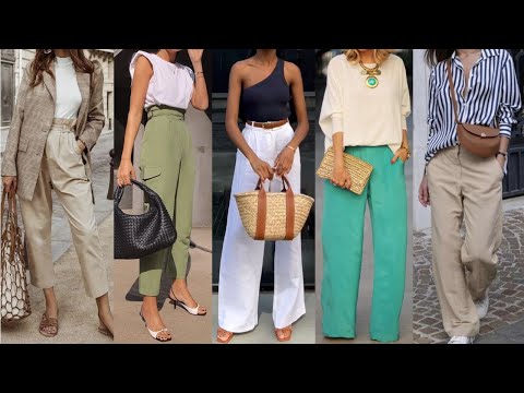 0UTFITS MODERNOS Y ACTUALES CON PANTALONES ELEGANTES DE VESTIR