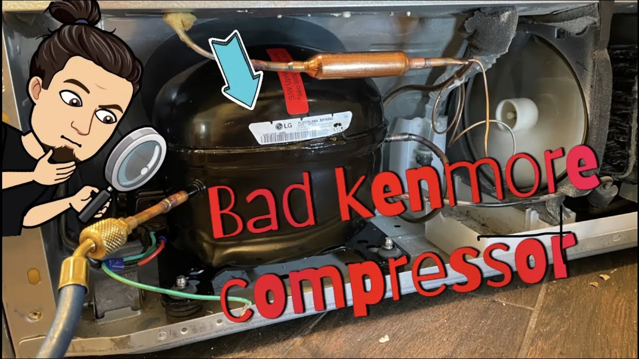 How to replace Kenmore Elite compressor install / LG
