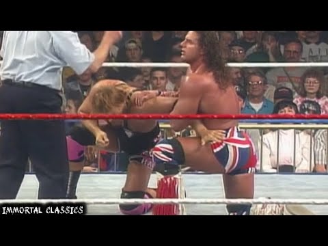 The British Bulldog vs Owen Hart:WWF Sunday Night Slam November 20,1994