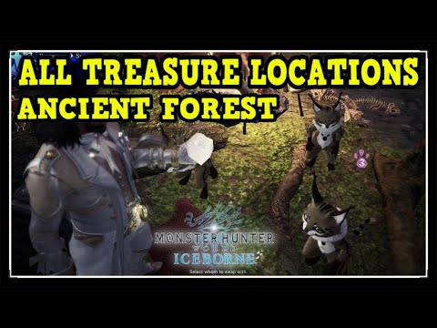 MHW Iceborne Ancient Forest All Treasure Locations - Ultimate Collector Trophy / Achievement Guide