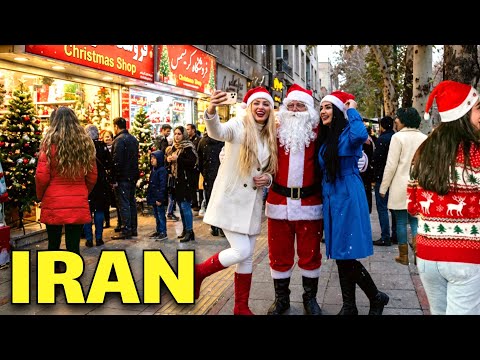 Christmas in IRANIAN Style! 🇮🇷 Tehran Christmas Mood & Nightlife 