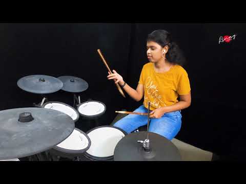 DEVA SHREE GANESHA | AGNEEPATH | DRUM COVER | by RINAY DRUMMER | Girl Drummer Chennai