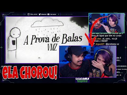(A GABY CHOROU MUITO) REACT VMZ - A Prova de Balas | react com a namorada