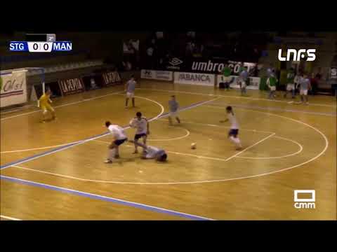 Gol Nacho Gil (0-1) Santiago Futsal - Manzanares FS. J9, 2Div. LNFS