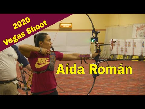 Aída Román Shooting Archery Vegas Shoot 2020