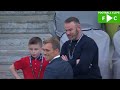 Wayne Rooney & son Kai meets Darren Fletcher