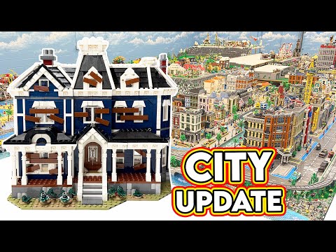 Placing Stranger Things Creel House in the LEGO City & Adding Closed Back