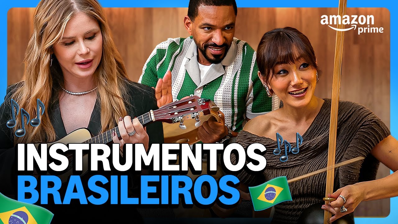 Elenco de The Boys toca instrumentos brasileiros | The Boys | Prime Video