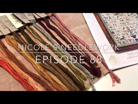 Nicole's Needlework: FlossTube 88 - Sampler WIPs!