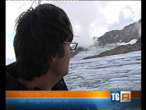 ITA) TGR 3NTINO - L'avanzamento dello scioglimento dei ghiacciai !!! ALERT !!! (29-08-2012)