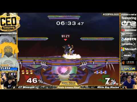 CEO Prologue - White Boy Wasted vs CT Wizzrobe - SSBM MLG Qualifier