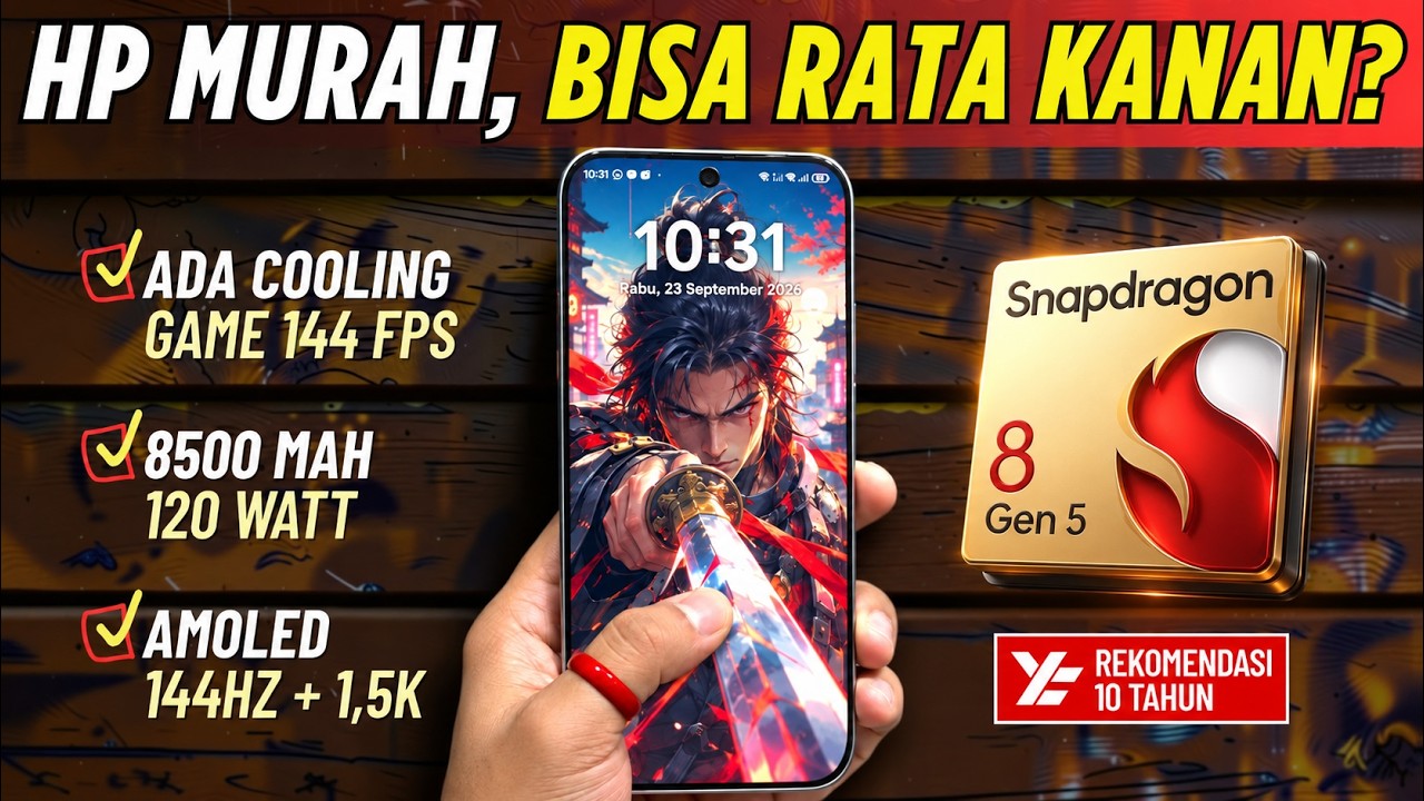 TOP 5 HP GENSHIN IMPACT (RATA KANAN) TERMURAH OKTOBER 2026