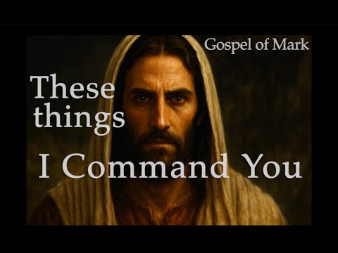 🔥 "If you love Me, keep My commandments." All the Commands of Jesus from the Gospel of Mark