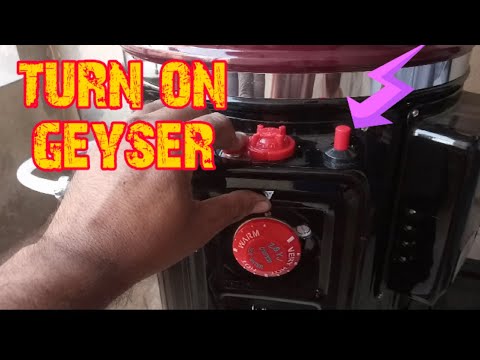 TURN ON GEYSER WATER HEATER/URDU /HINDI /geyser on karne ka tarika