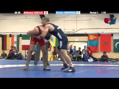 85 KG R16 - Nathanial Hartley (USA) vs Damian Janikowski (POL)