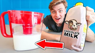 CAN YOU FILTER CHOCOLATE OUT OF MILK?? (Gone Wrong)