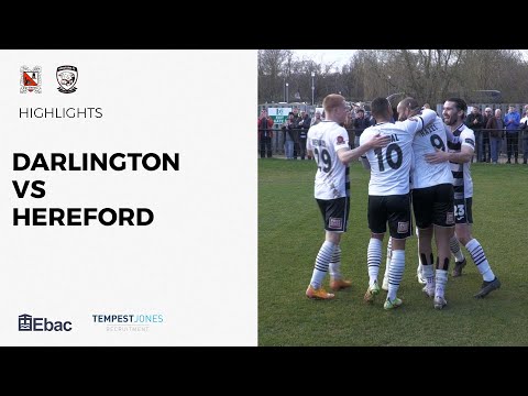 Darlington 3-0 Hereford - National League North - 2022/23