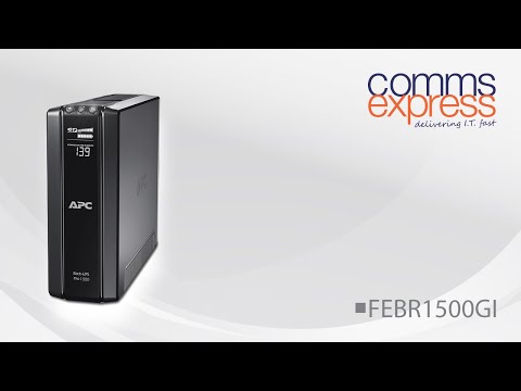 UPS APC Back-UPS Pro 1500VA (BR1500GI) video