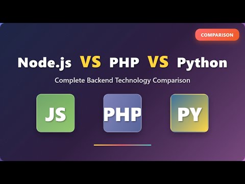 Node Js Vs Php Vs Python Backend Technologies Compared For Beginners